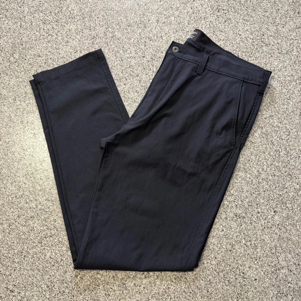 Levis XX Chino Pants Mens 38x34 Black Standard Fit Tapered Tech+